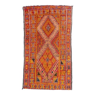Vintage Beni M'Guild Moroccan Rug, 05'11 X 10'01 For Sale