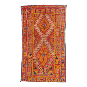 Vintage Beni M'Guild Moroccan Rug, 05'11 X 10'01