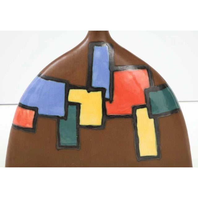 1970's Mid-Century Modern Large Pottery Vase For Sale - Image 12 of 13