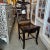 Solid Cherry Wood and Stone Carved Occasional Chair For Sale - Image 11 of 11