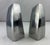 Metal 1990s Vintage Modern Aluminum Vases- Set of 2 For Sale - Image 7 of 10