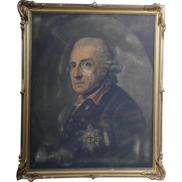 After A. Graff, Portrait of Friedrich II the Great, 20th Century, Painting, Framed For Sale - Image 13 of 13