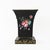 Elevate your decor with this elegant black metal cachepot, featuring a beautifully hand-painted floral motif. The pot is...