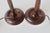 Late 20th Century Georgian Style Mahogany Brass Candlestick Table Lamps - a Pair For Sale - Image 14 of 18