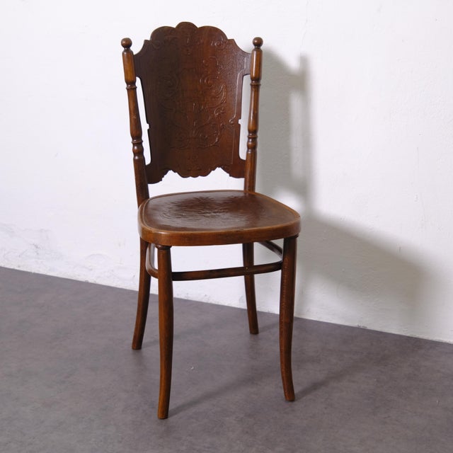 Antique Chair in Bent Beech Wood from Jacob & Josef Kohn, 1890s For Sale - Image 5 of 18