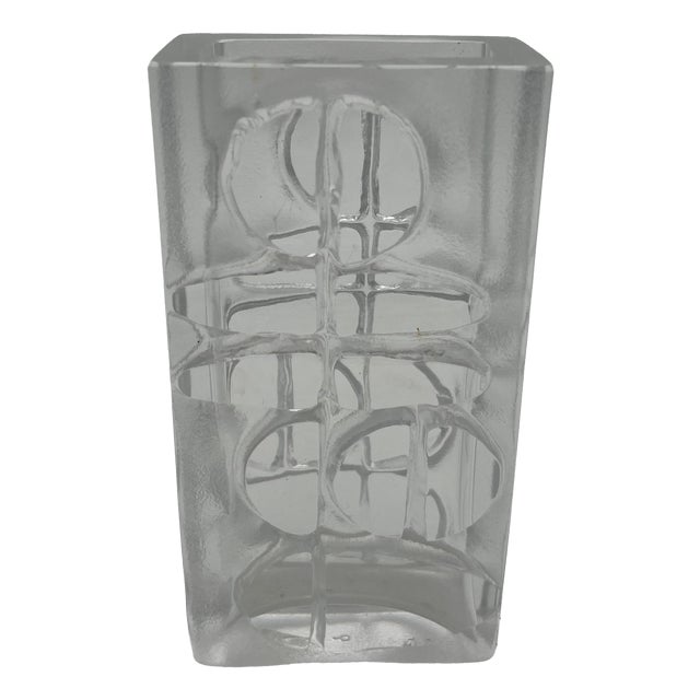 Mid-Century Glass Vase from Peill & Putzler, Germany, 1970s For Sale