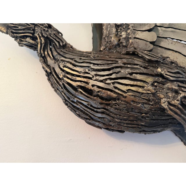 Metal French Jacques Lerebourg 1979 Duck Sculpture For Sale - Image 7 of 16