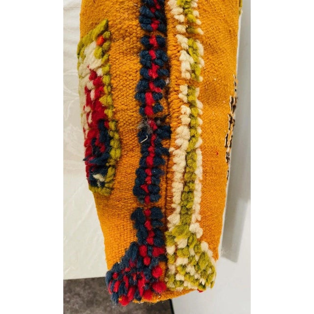 1990s Tribal Wool Vintage Kilim Cushion or Pillow, a Pair For Sale - Image 5 of 11