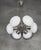 This Sputnik chandelier was made by Kamenický Šenov in Czechoslovakia in the 1960s. The lamp carries its original...