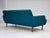 Blue Vintage Danish Three-Seater Sofa in Wool and Teak, 1970s For Sale - Image 8 of 17