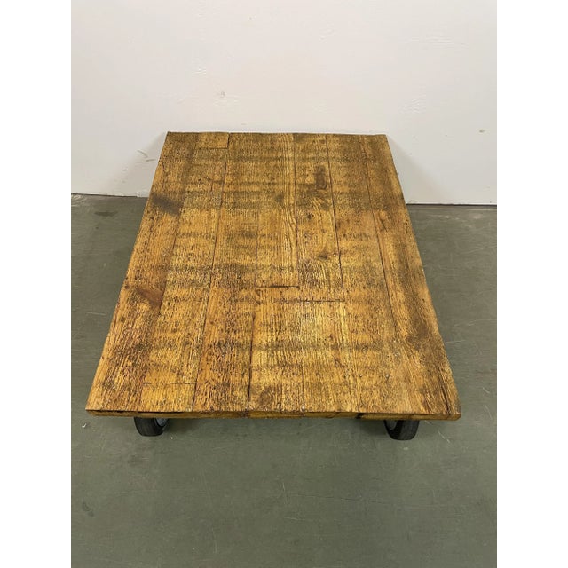 Blue Industrial Blue Coffee Table Cart, 1960s For Sale - Image 8 of 12
