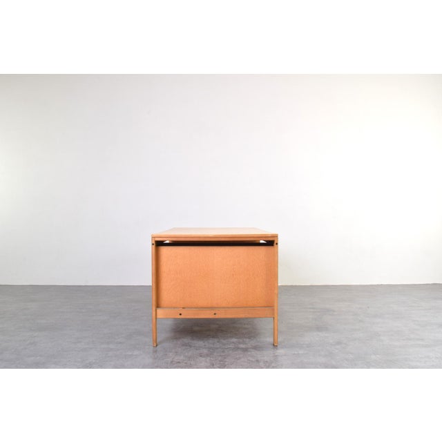1970s Mid-Century Oak Desk by Chr. Rasmussen for Randers Møbelfabrik, 1970s For Sale - Image 5 of 18
