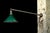 1920s Tafco Articulated Wall Lamp With Emeralite Shade For Sale - Image 9 of 10