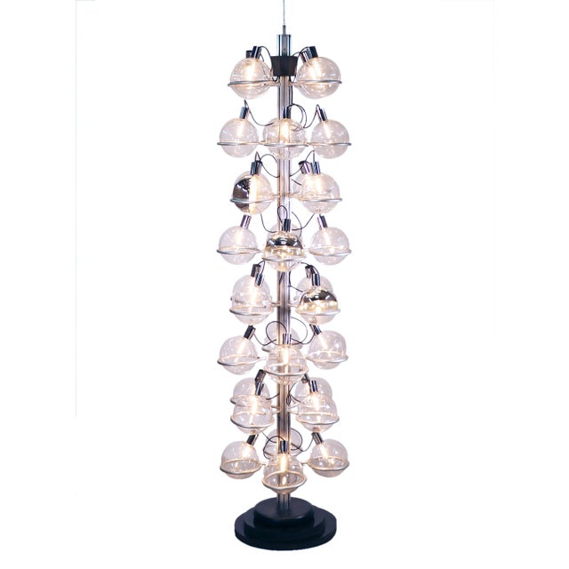 Italian Floor Light with 32 Glass Globes, 1960s For Sale - Image 18 of 18