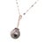 Diamond Tahitian Pearl Necklace 18k Gold Certified For Sale - Image 9 of 9