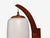 Wood 1960s Danish Modern, Wall Sconce, Teak, Opal Glass For Sale - Image 7 of 10