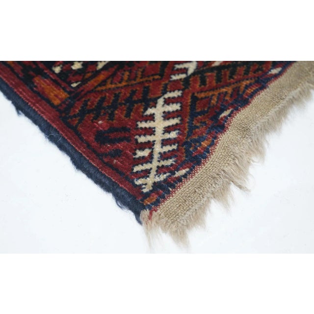 Vintage Turkmen Rug 3'8'' X 5'9'' For Sale - Image 4 of 11