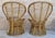Set of Spanish High Back Armchair in Bamboo Wicker, 1970s For Sale - Image 15 of 18