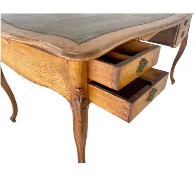 Louis XV Fruitwood Bureau Plat - Writing Desk For Sale - Image 10 of 16