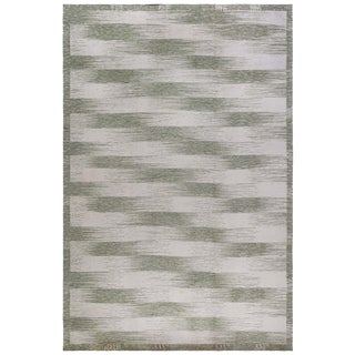Modern Scandinavian-Style Wool Rug "Forel" Design in Green by Doris Leslie Blau For Sale