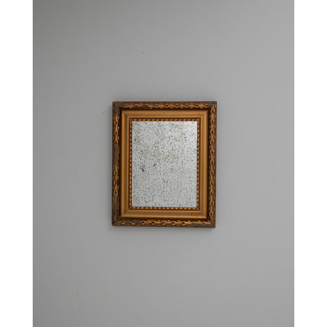 20th Century French Gilded Wooden Mirror For Sale - Image 10 of 18