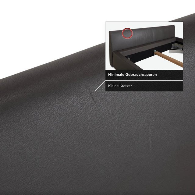 Leather Bed in Grey from Machalke For Sale - Image 11 of 17