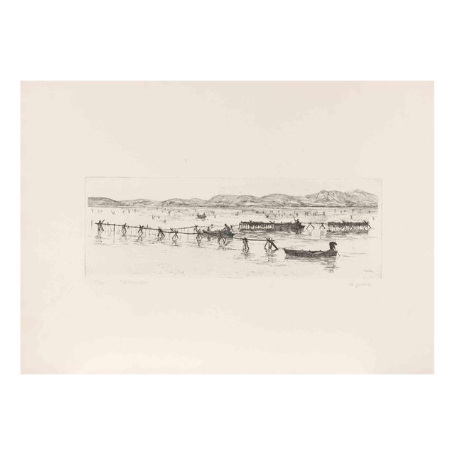 Salvatore Sechi De Gonare, Miticulture, 1973, Etching on Paper For Sale