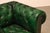 2020s Chesterfield Style Pair of Green Leather Club Chairs For Sale - Image 5 of 16