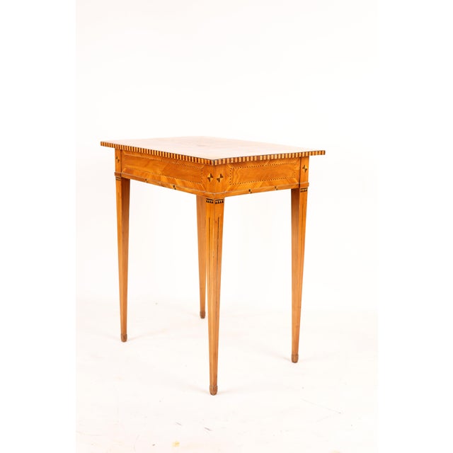19th Century Louis XVI Side Table in Cherry Wood, 1850 For Sale - Image 6 of 11