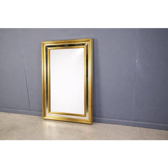 Hollywood Regency Vintage Giltwood Mirror, 1970s For Sale - Image 3 of 9