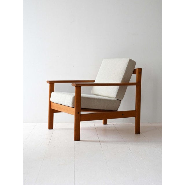 Scandinavian Oak Lounge Chair, 1960s For Sale - Image 13 of 13