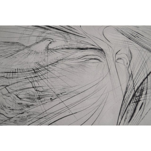 Sculpture Materials François Soulas 1932-1991 “The Eagle” Engraving Signed, Titled, Numbered 2/15 For Sale - Image 7 of 8