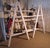 Vintage Painted Builders Trestles, Set of 6 For Sale - Image 6 of 7