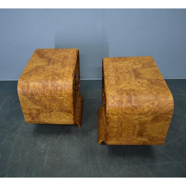 Art Deco Bedside Tables, Former Czechoslovakia, 1930s, Set of 2 For Sale - Image 11 of 18