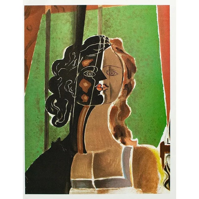 1980s 1987 After Georges Braque for Verve (1939), "Figure" Second Edition Full-Color Print For Sale - Image 5 of 5