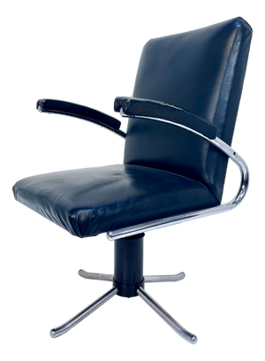 Early Steel Tube Swivel Desk Chair with Tilt from Mauser Werke Waldeck, Germany, 1930s