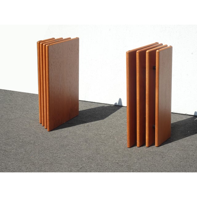 Vintage Mid Century Modern Console Sofa Table by Bendixen Design Made in Denmark For Sale - Image 4 of 13