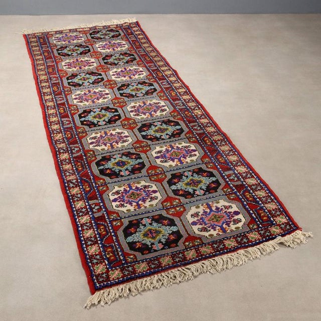 Textile Large Handmade Mosul Rug For Sale - Image 7 of 7