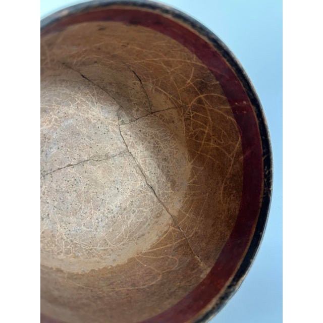 Mayan Polychrome Vessel With Stripe Motif, Late Classic, Circa 600-900 Common Era For Sale In San Francisco - Image 6 of 9