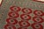 Textile Bokhara Jaldar Rug 8’3” X 10’2” Red Wool Tribal Hand-Knotted Oriental Carpet For Sale - Image 7 of 14