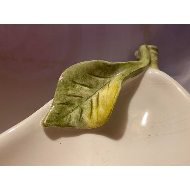 Mid 20th Century G.B.C. Italy Ceramic Pear Shaped Serving Dish/Bowl For Sale - Image 6 of 11