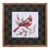 Framed Cardinal Print Wall Art 15.5"SQ For Sale