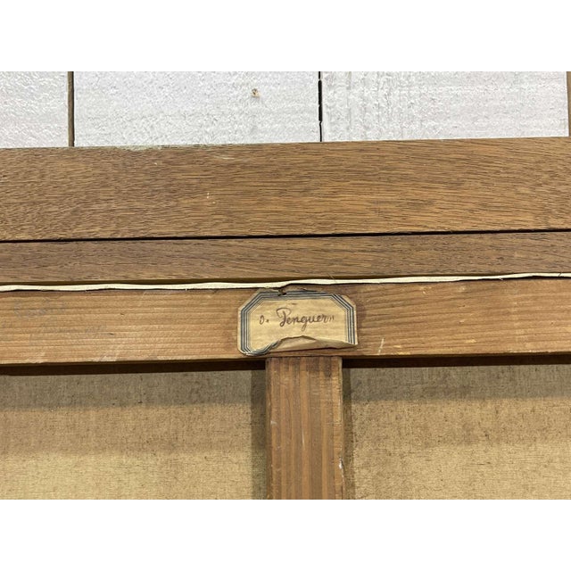 Auguste Louis Denis Penguern, Countryside Landscape, Oil on Canvas, Framed For Sale - Image 9 of 13