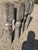 Antique French Farmhouse Turn Carved Wooden Baluster Spindle Table Legs Set of 4 For Sale - Image 16 of 17