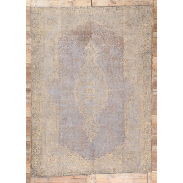 Vintage French Industrial Rug - 08'07 X 12'00. | Chairish