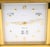 1960s Tiffany & Co. Gilt Bronze Rectangular Desk Clock With Volumatic Dial, Circa 1960 For Sale - Image 5 of 14
