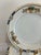 et of 6 hand-painted porcelain plates by Meito China, made in Japan and marked “Warren” on the base. A wide cream rim...