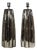 Fluted Mirrored Murano Glass Table Lamps from Alberto Donà, Set of 2 For Sale