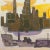 Paper 'Modernist Cityscape' by Emily Syminton, California Woman Artist, Chouinard, Scripps, Metropolitan For Sale - Image 7 of 9