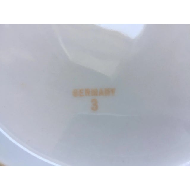 Vintage German Porcelain Oriental Lily Cookie Cake Serving Plate For Sale - Image 12 of 13